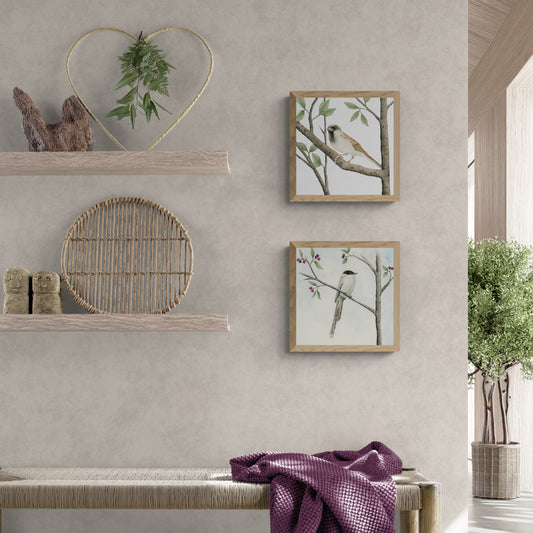 A little bird called "Pardal" - Watercolor Wall Art