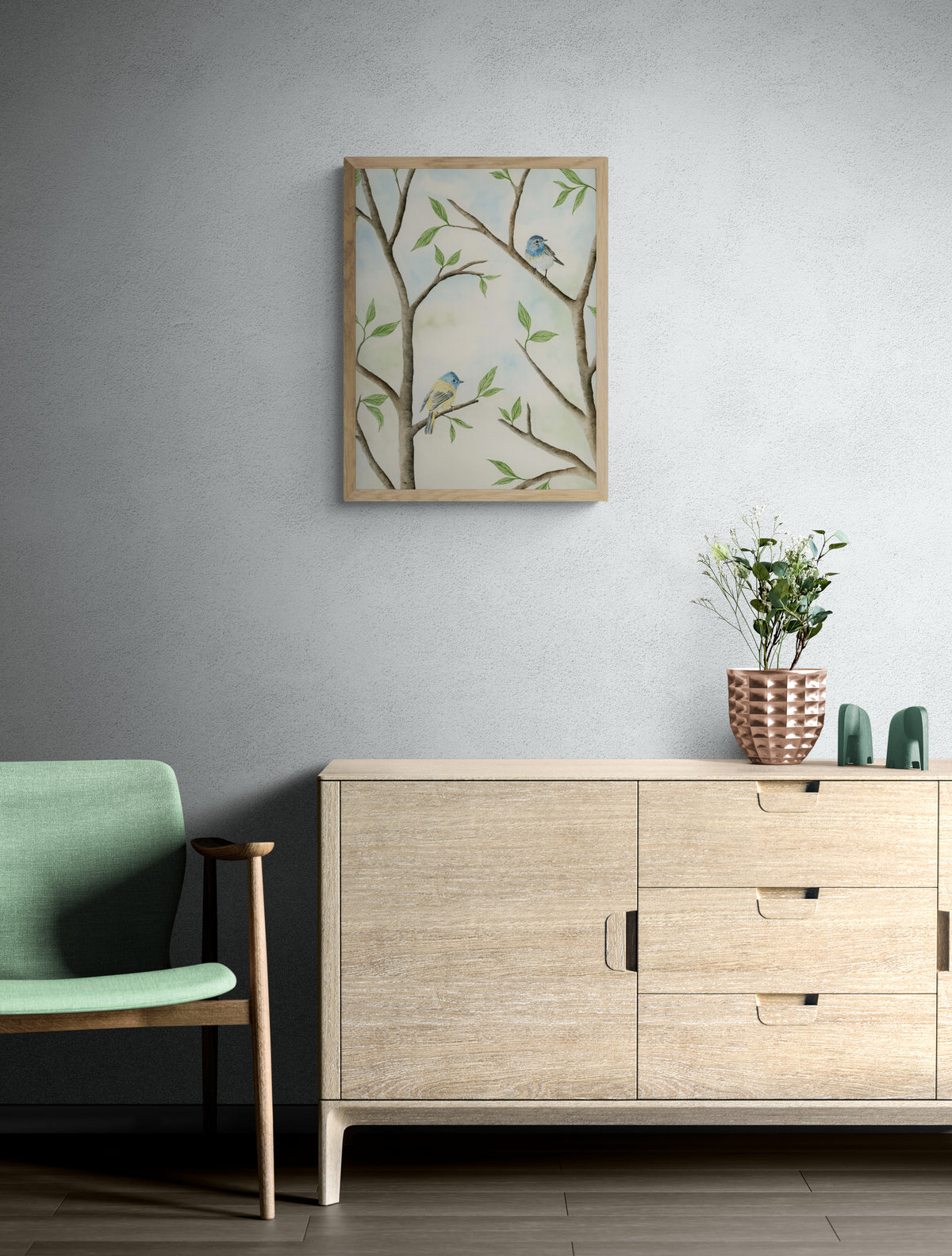 Little Birds - Watercolor Wall Art