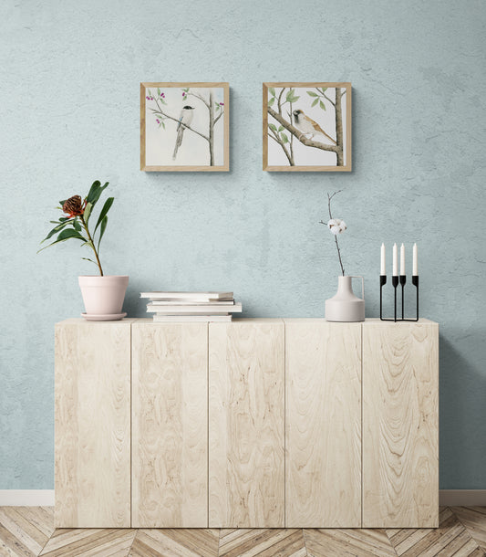 A little bird called Charneco - Watercolor Wall Art