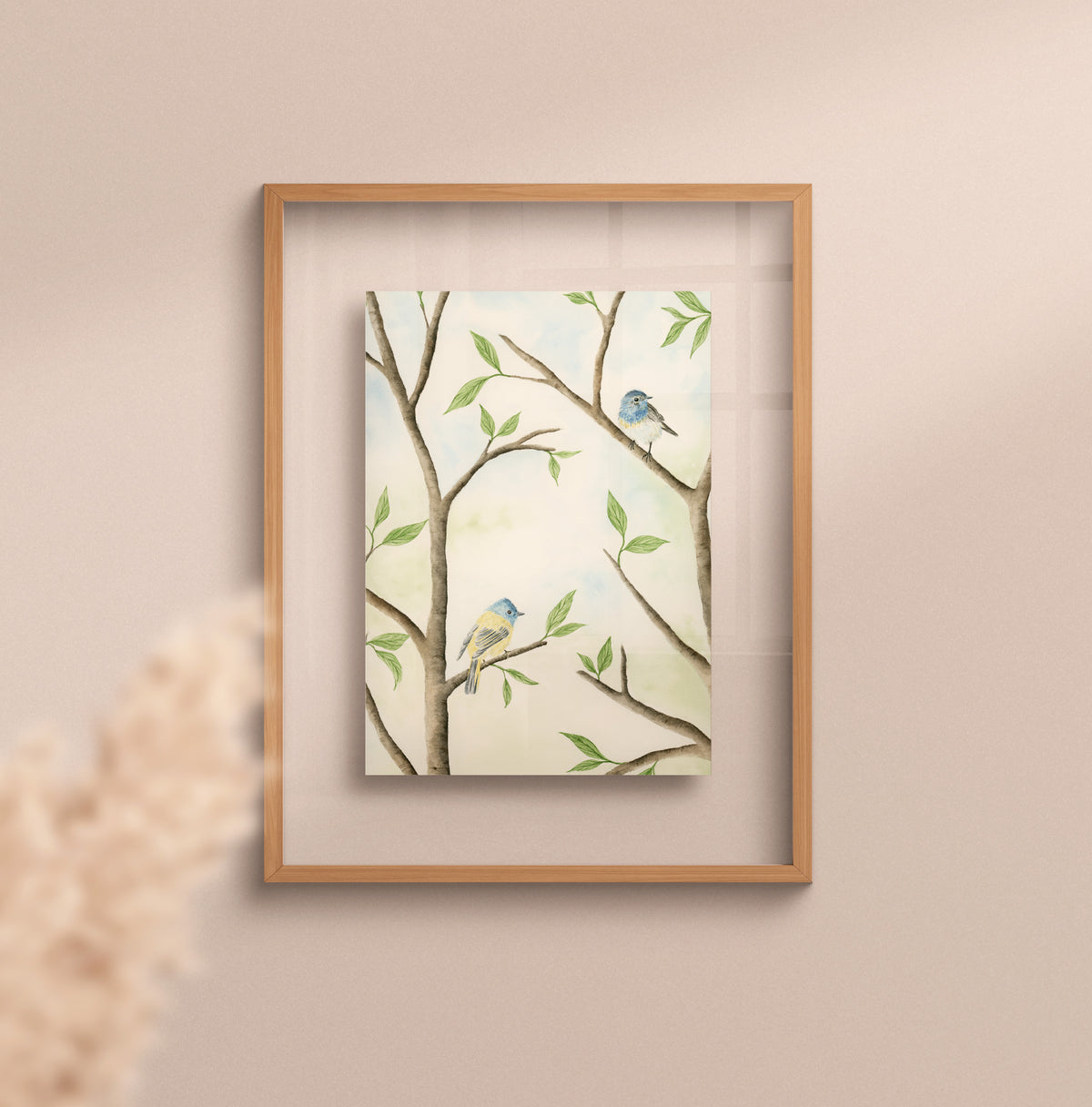 Little Birds - Watercolor Wall Art