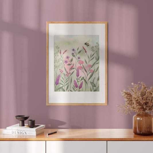 Wildflowers - Watercolor Wall Art